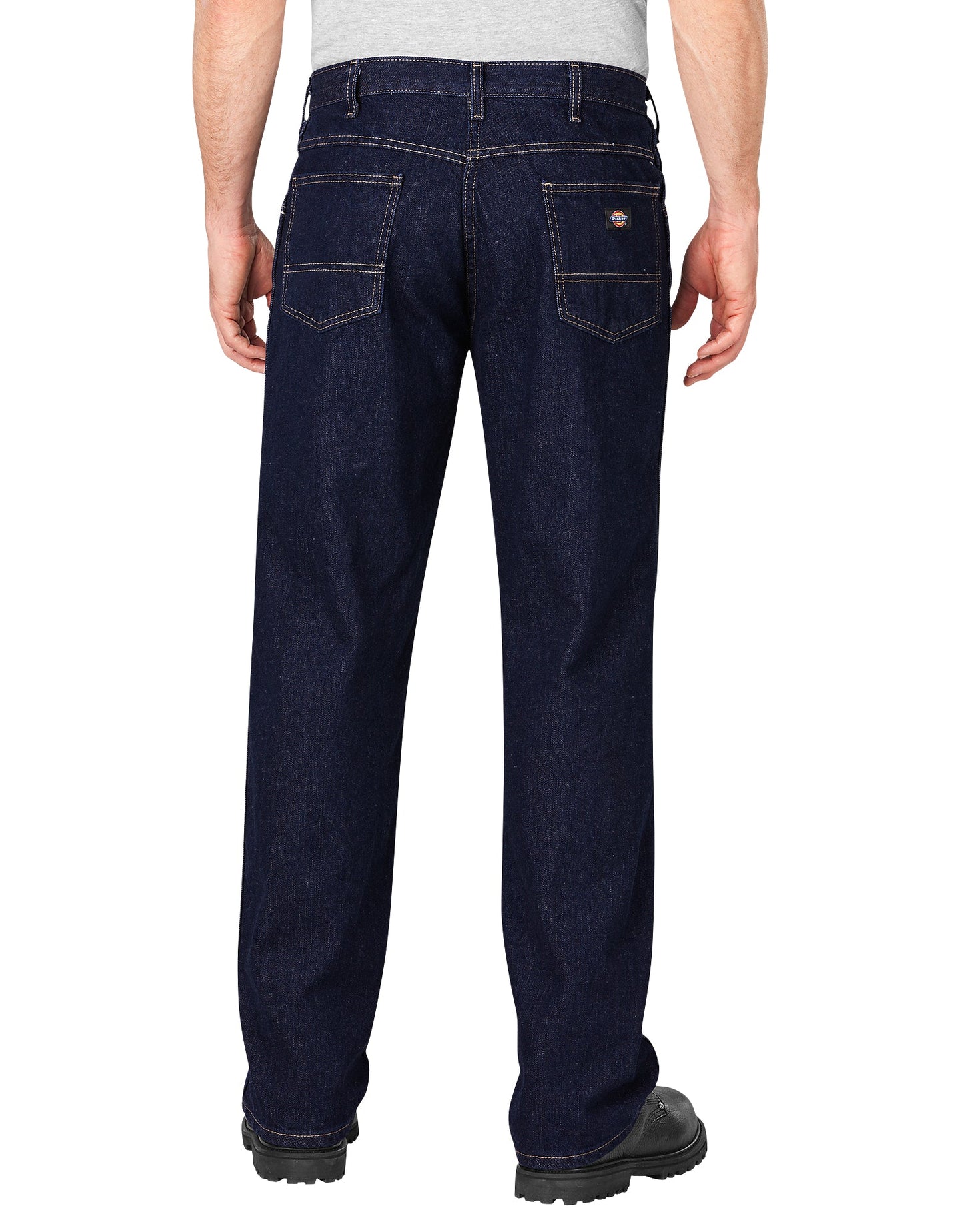 Loose Fit Straight Leg Denim Jeans