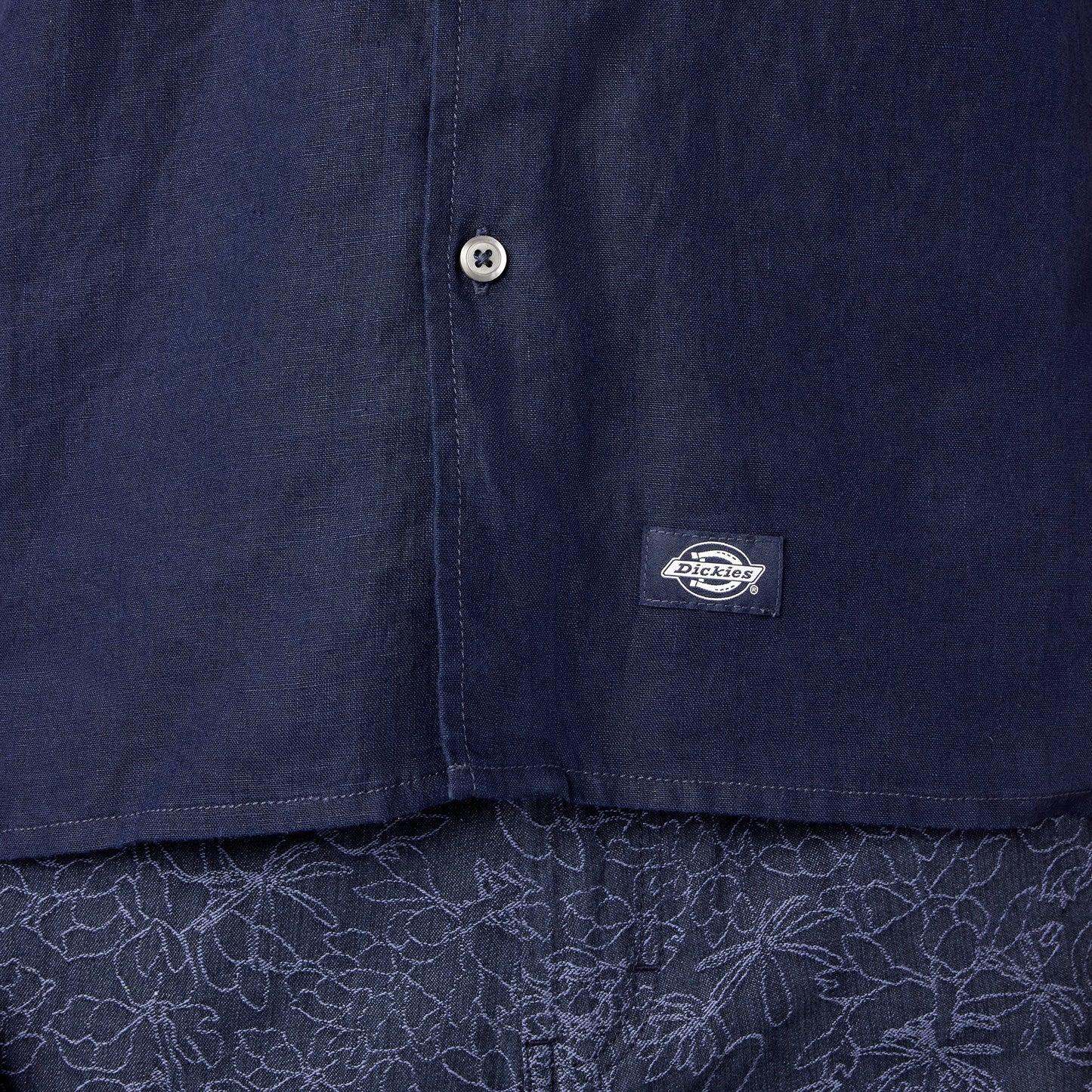 Short Sleeve Linen Work Shirt