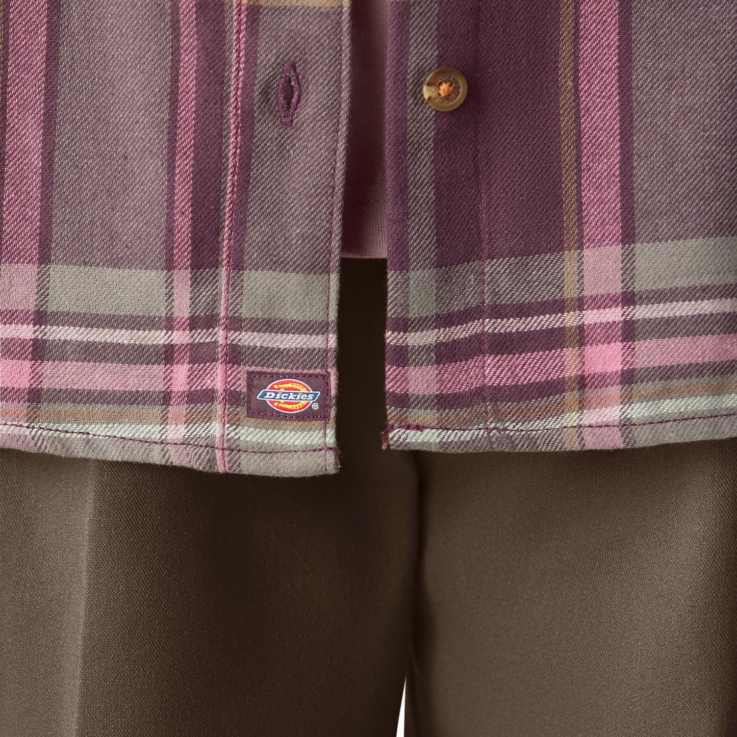 Women's Plaid Flannel Long Sleeve Shirt