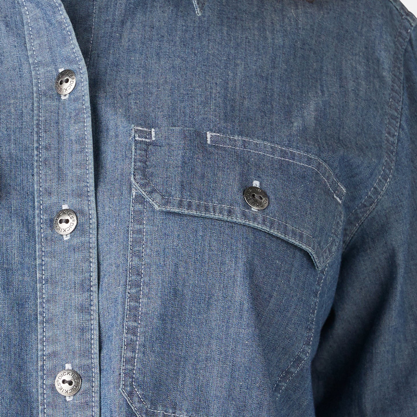 Women’s Chambray Roll-Tab Work Shirt
