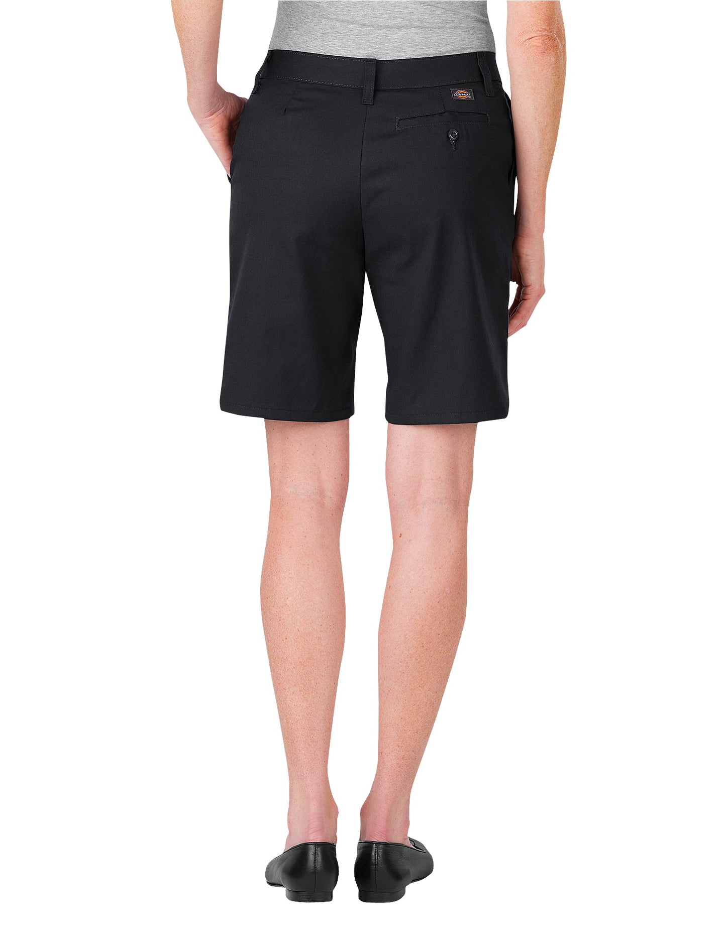 Women's 9" Relaxed Fit Flat Front Shorts