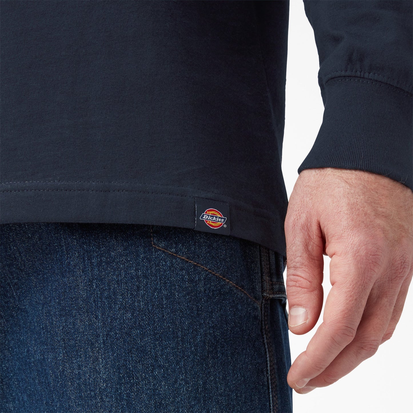 Tri-Color Logo Graphic Long Sleeve T-Shirt