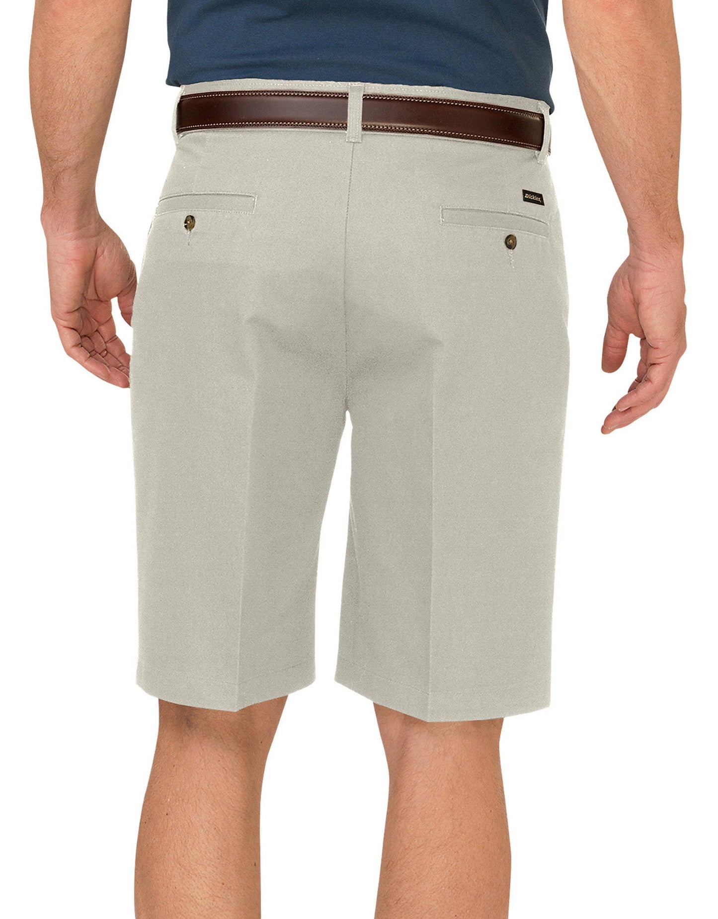 Dickies KHAKI 10" Relaxed Fit Pleated Front Short