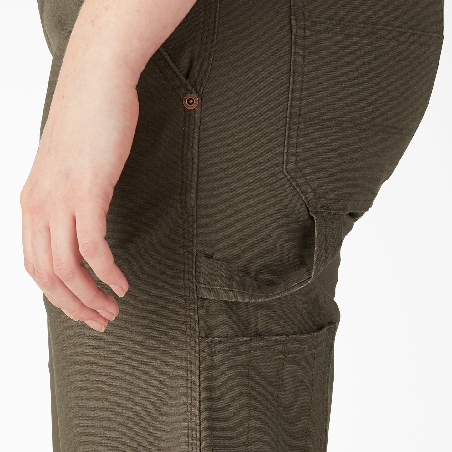 Women’s Relaxed Fit Duck Carpenter Shorts, 11"
