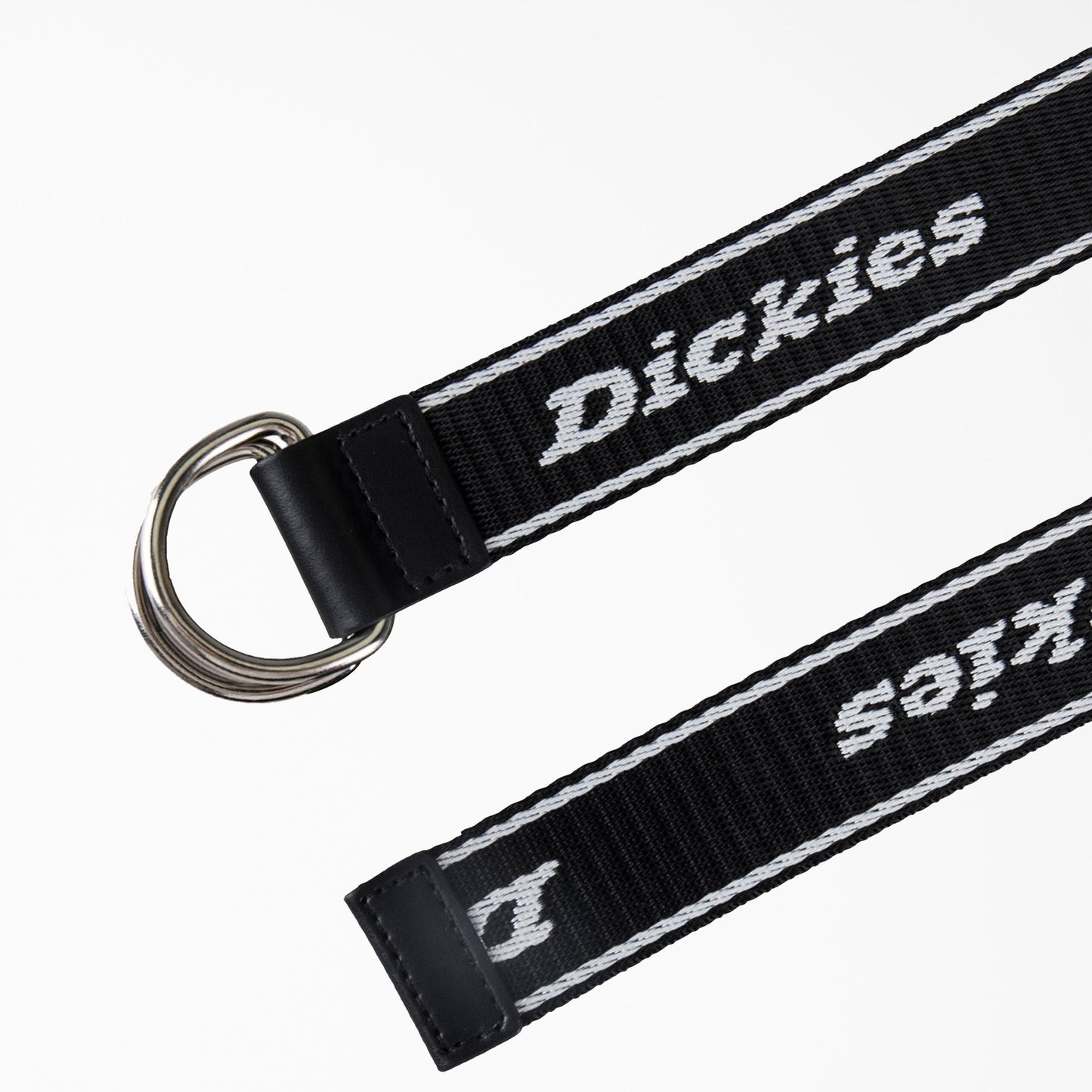 Women's D-Ring Logo Print Web Belt