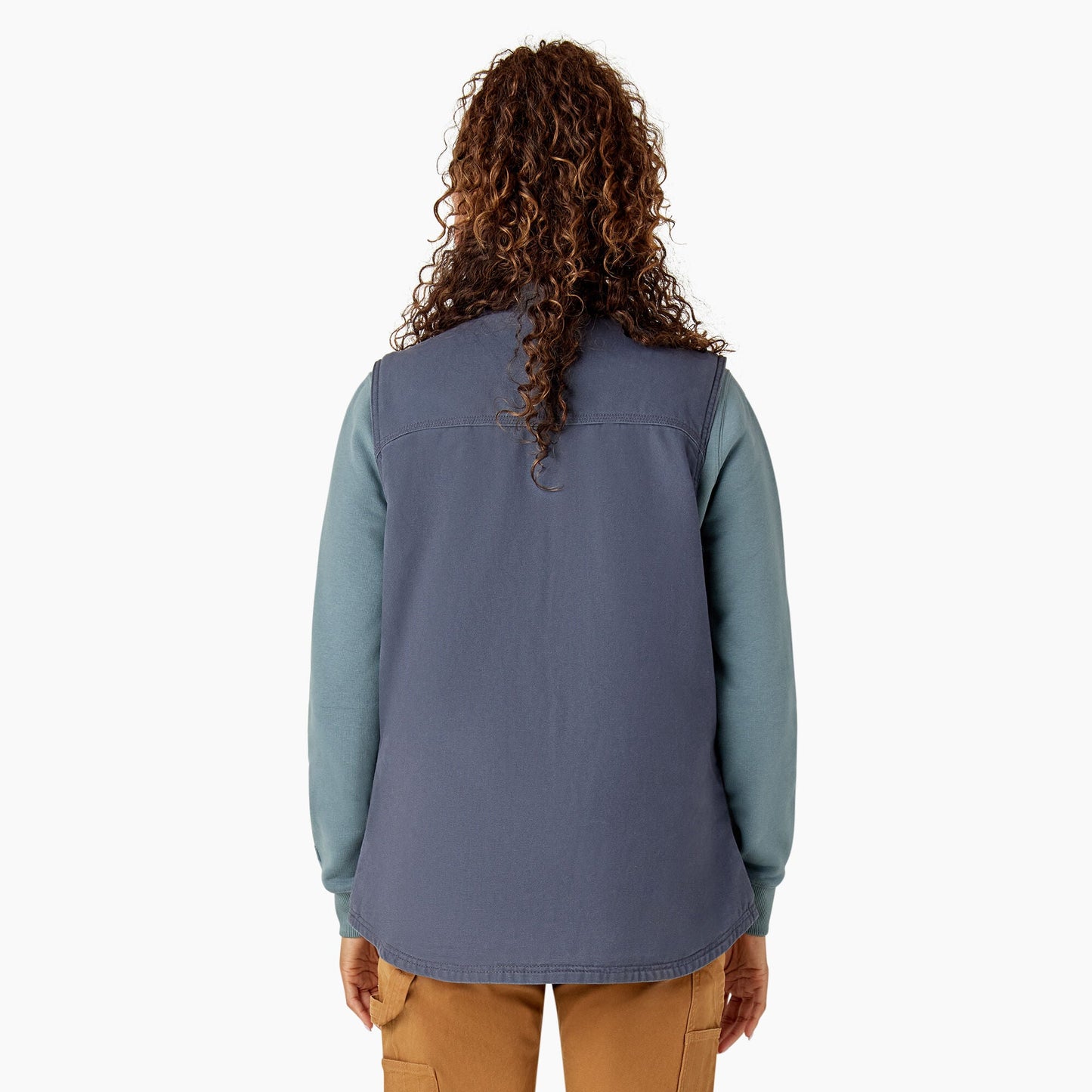 Women's Fleece Lined Duck Canvas Vest