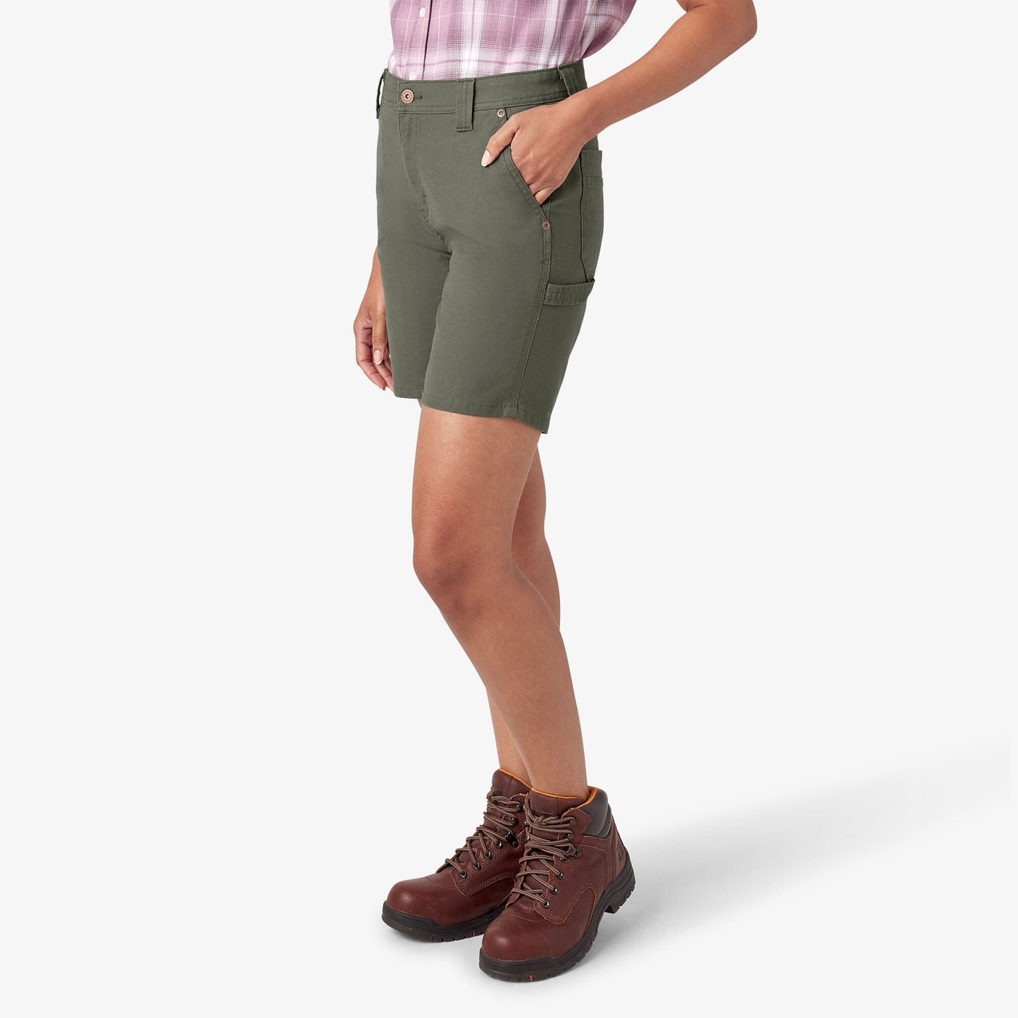 Women’s Duck Carpenter Shorts, 7"