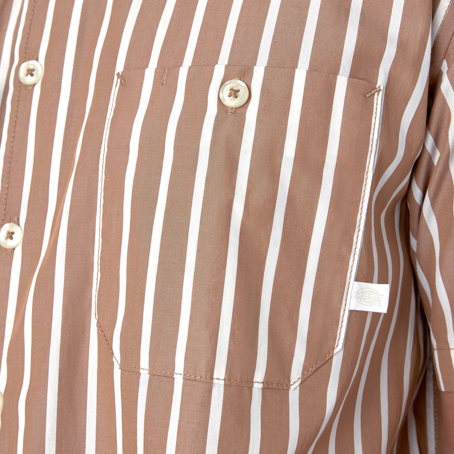Short Sleeve Striped Service Shirt
