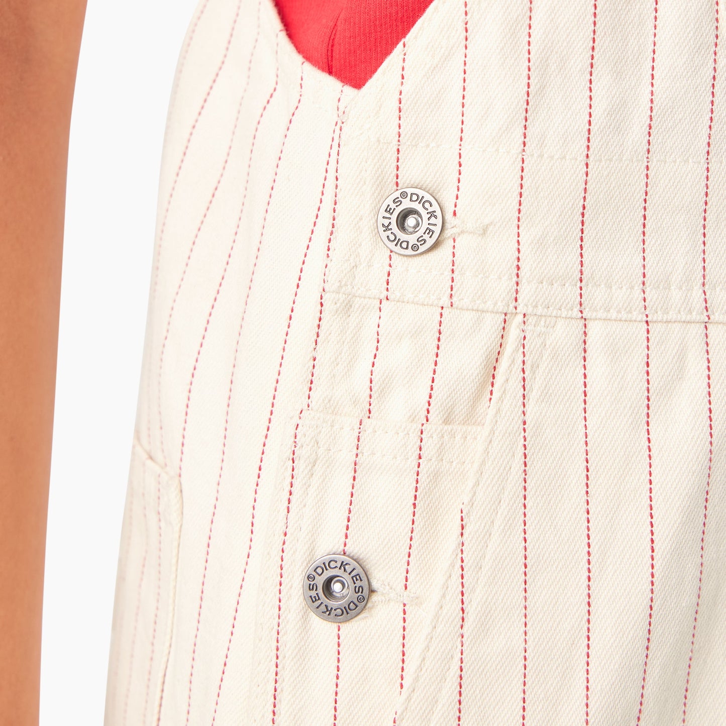 Women’s Pinstripe Service Bib Overalls