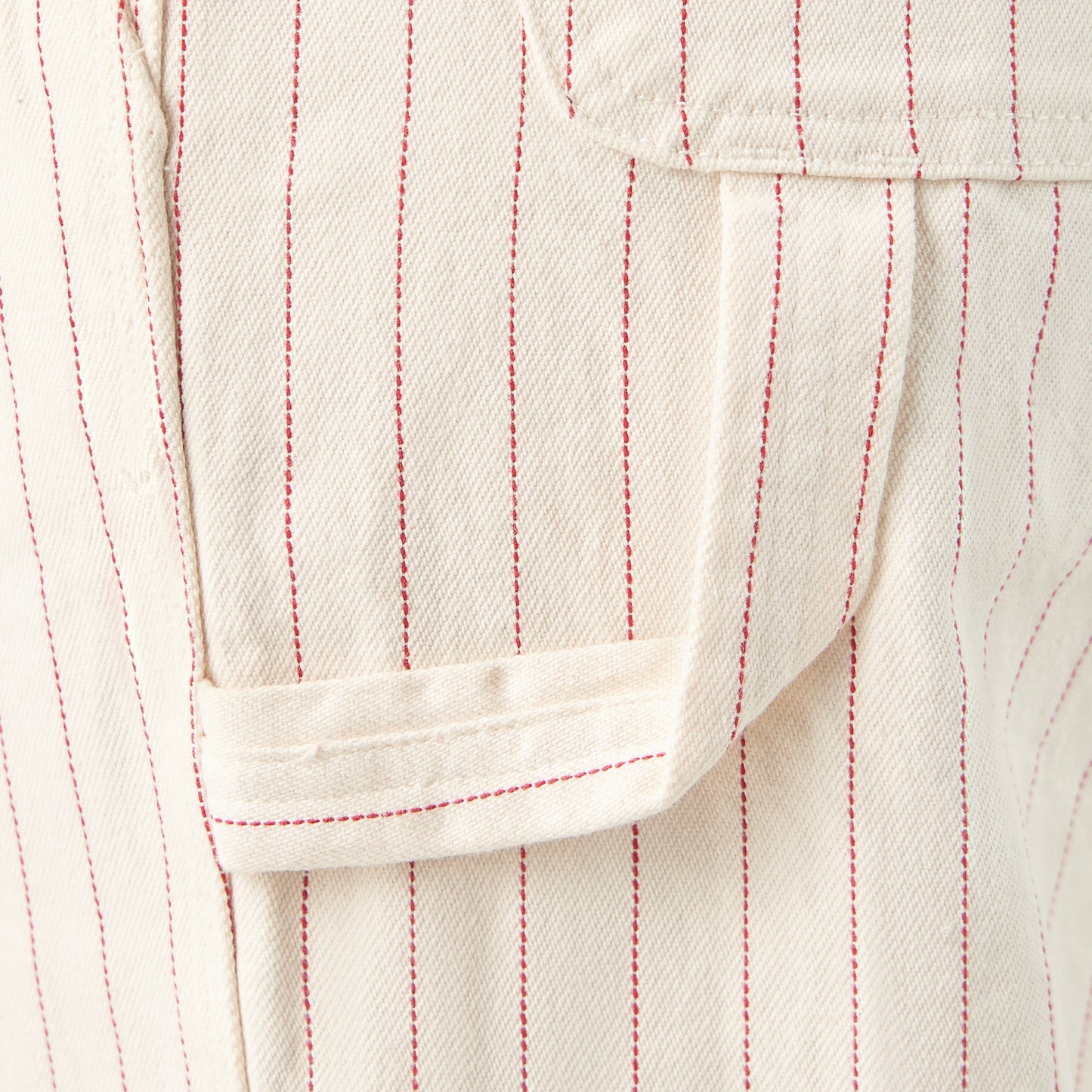 Women’s Pinstripe Service Bib Overalls