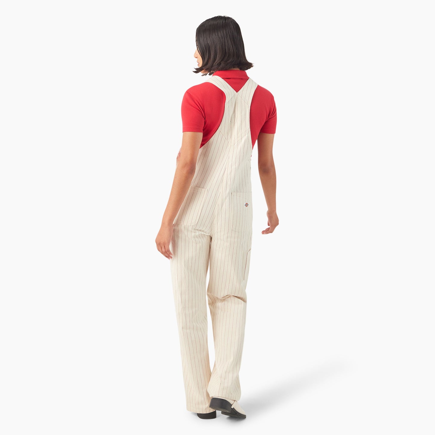 Women’s Pinstripe Service Bib Overalls