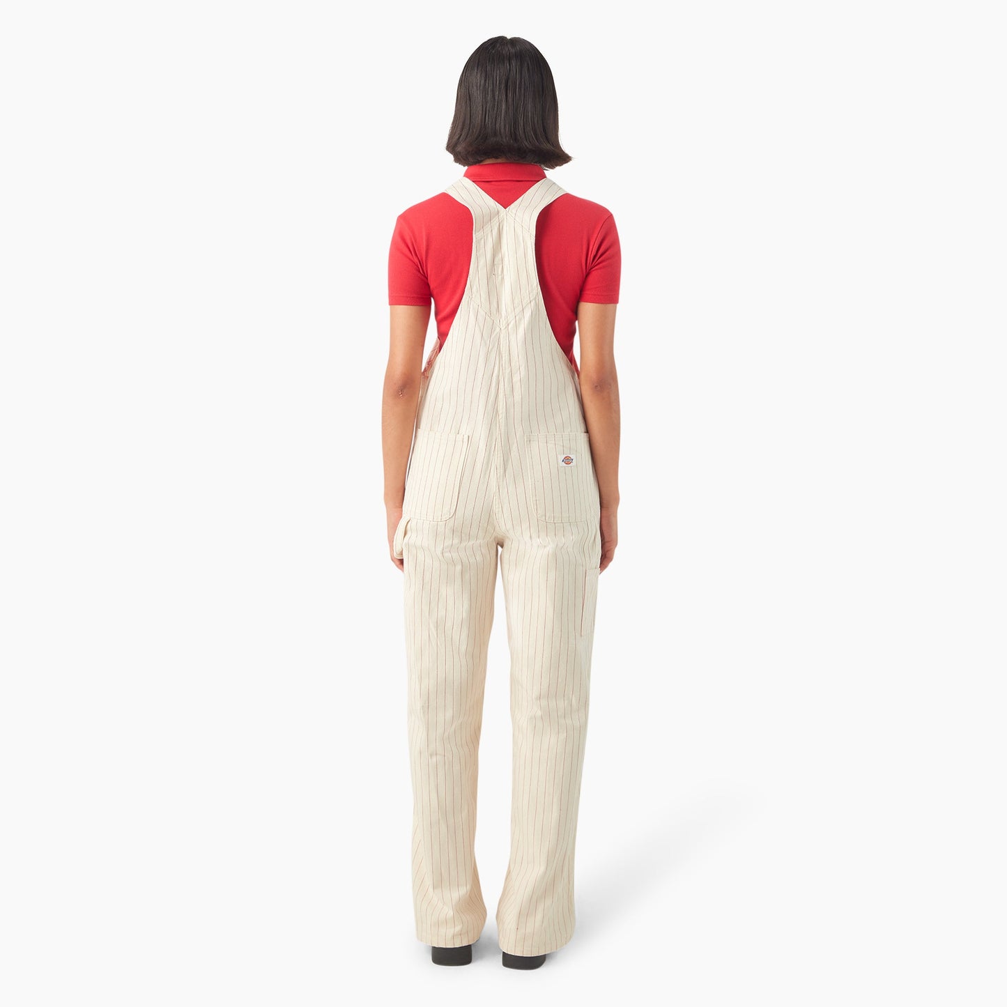 Women’s Pinstripe Service Bib Overalls