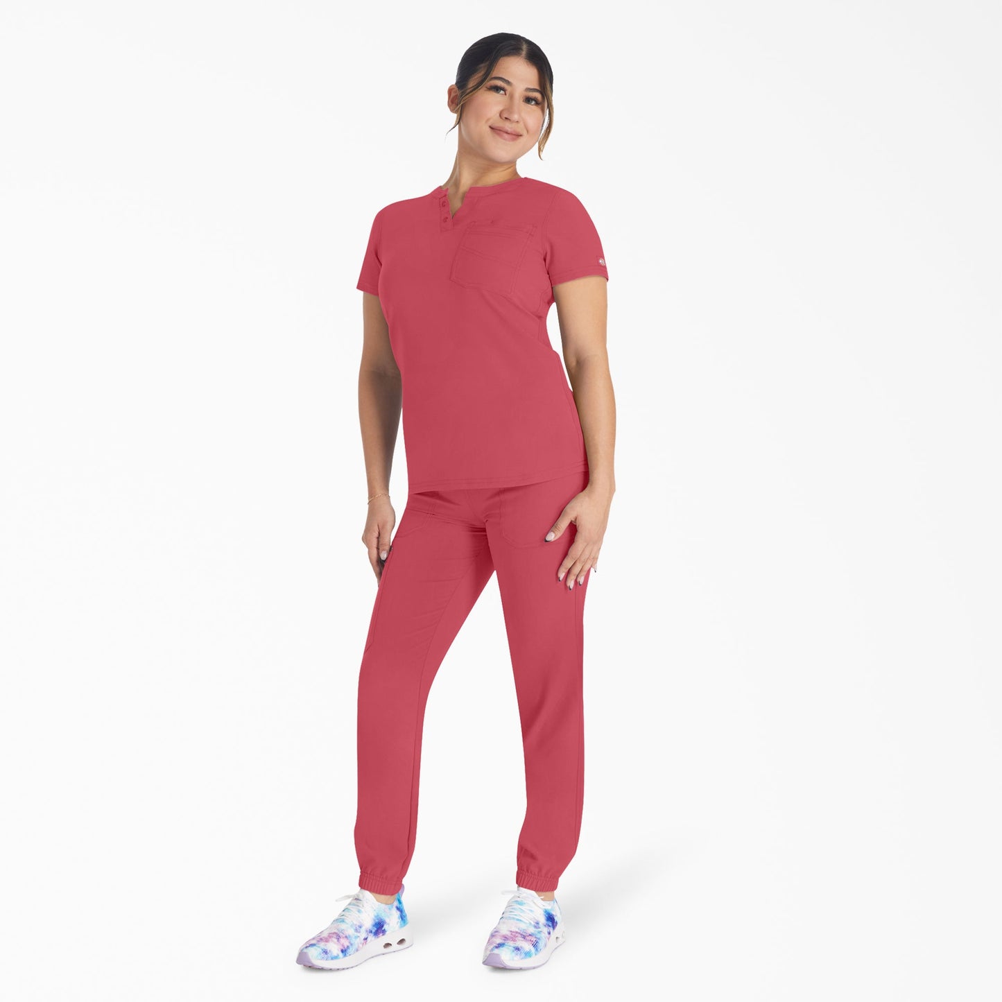 Women's EDS NXT Henley Scrub Top