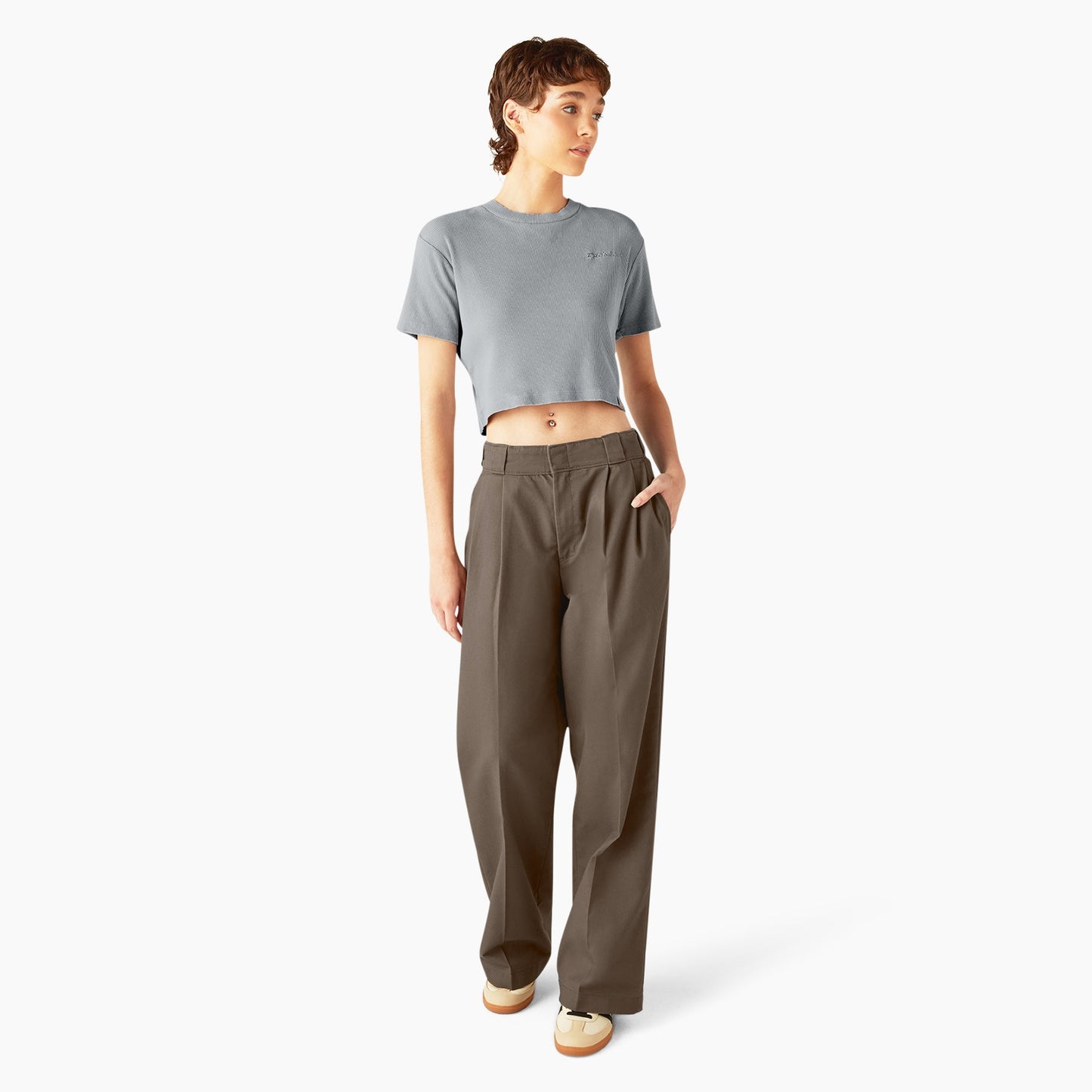 Women's Pleated Work Pants