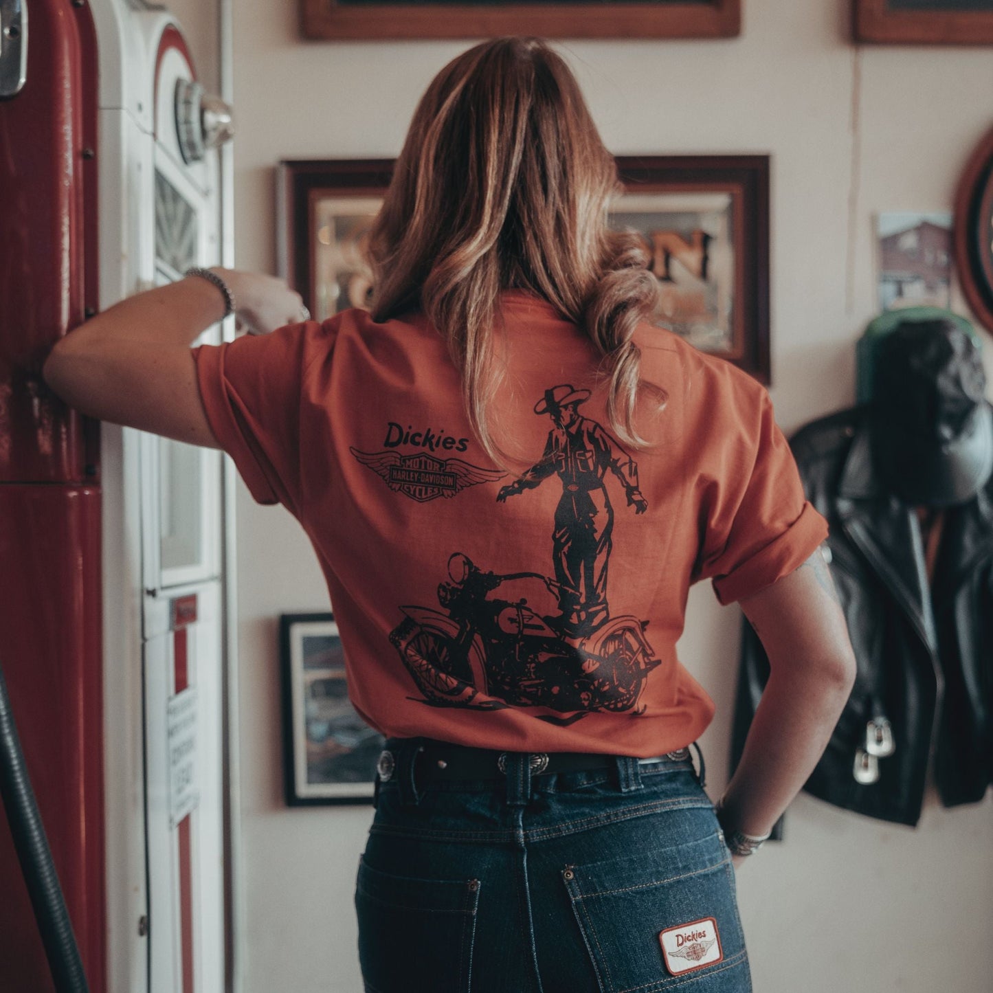Dickies x Harley-Davidson® Vintage Wash Cowboy Graphic T-Shirt