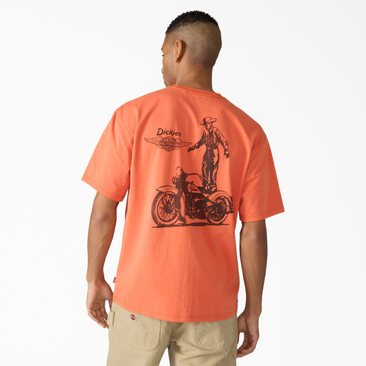 Dickies x Harley-Davidson® Vintage Wash Cowboy Graphic T-Shirt