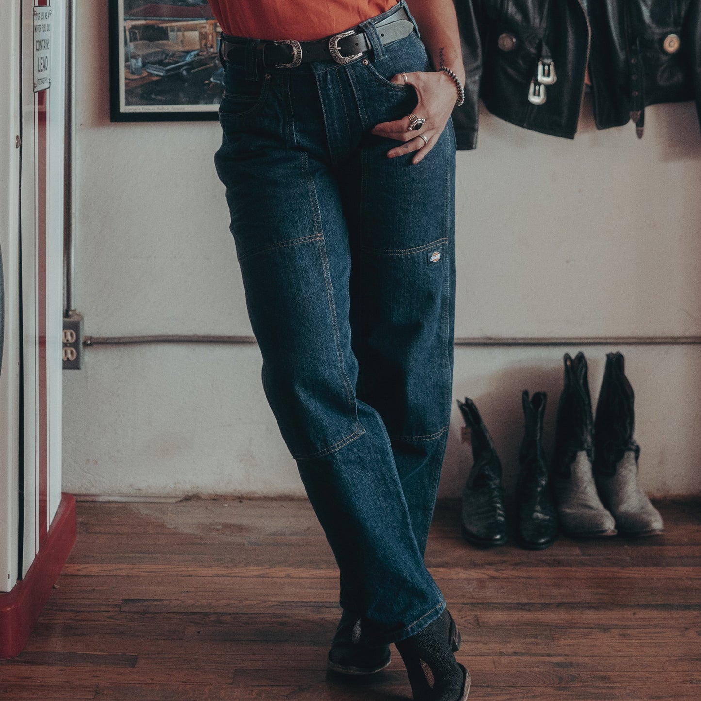 Dickies x Harley-Davidson® Double Knee Denim Carpenter Pant