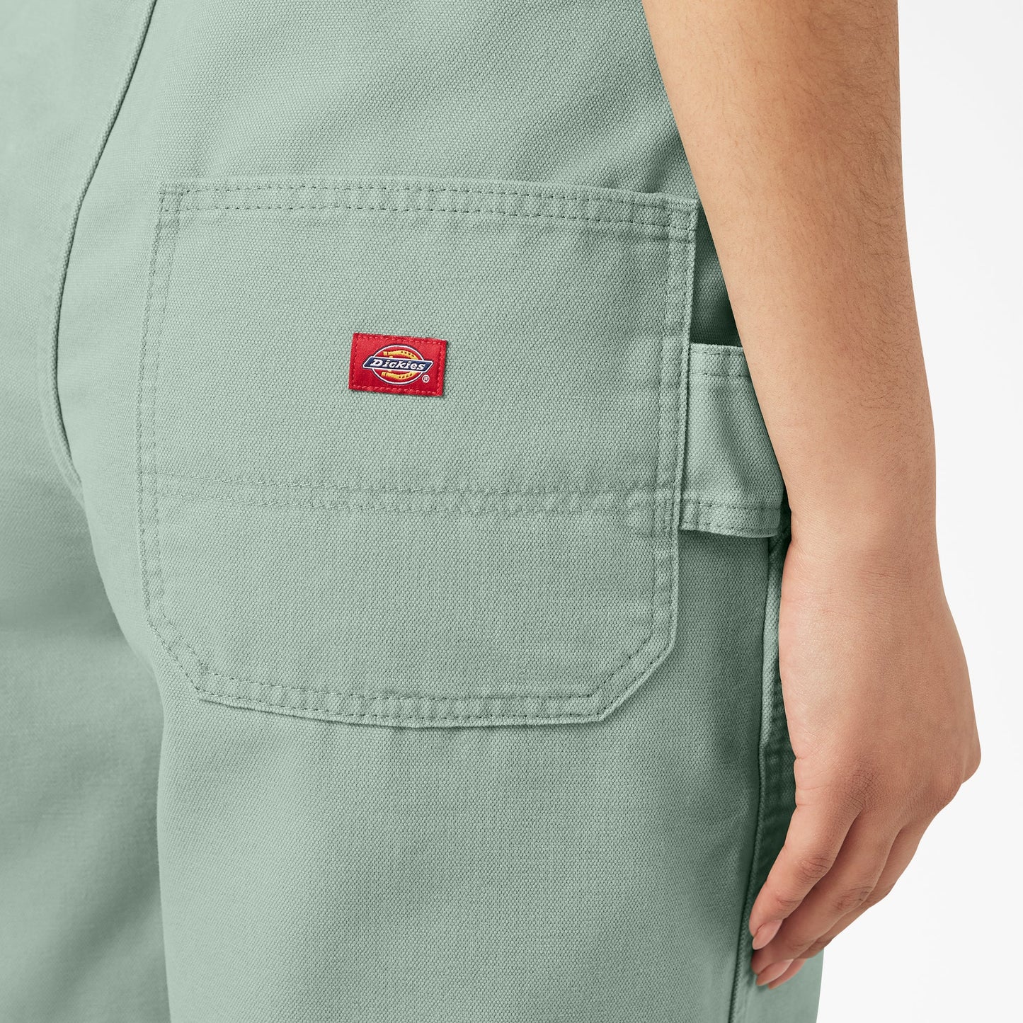 Women's Relaxed Fit Bib Shortalls, 7"