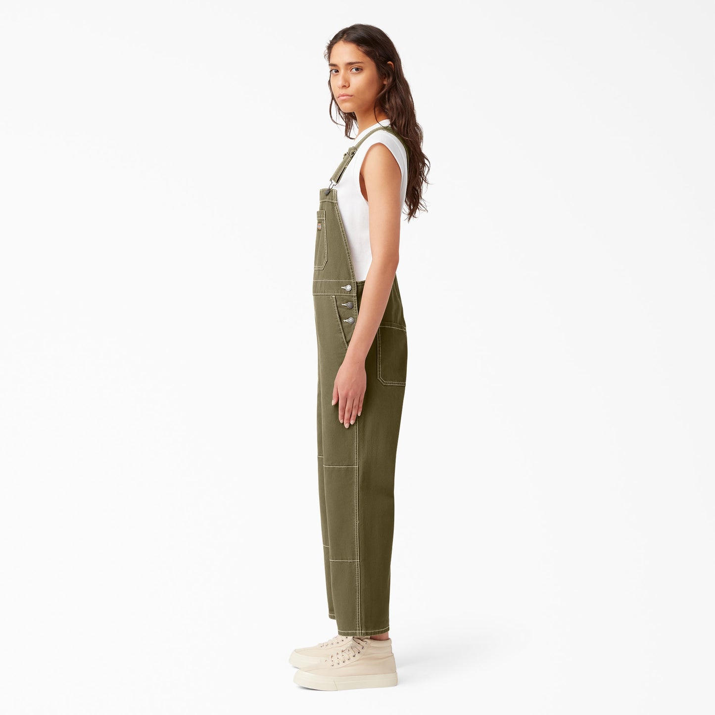 Women’s Cropped Carpenter Bib Overalls