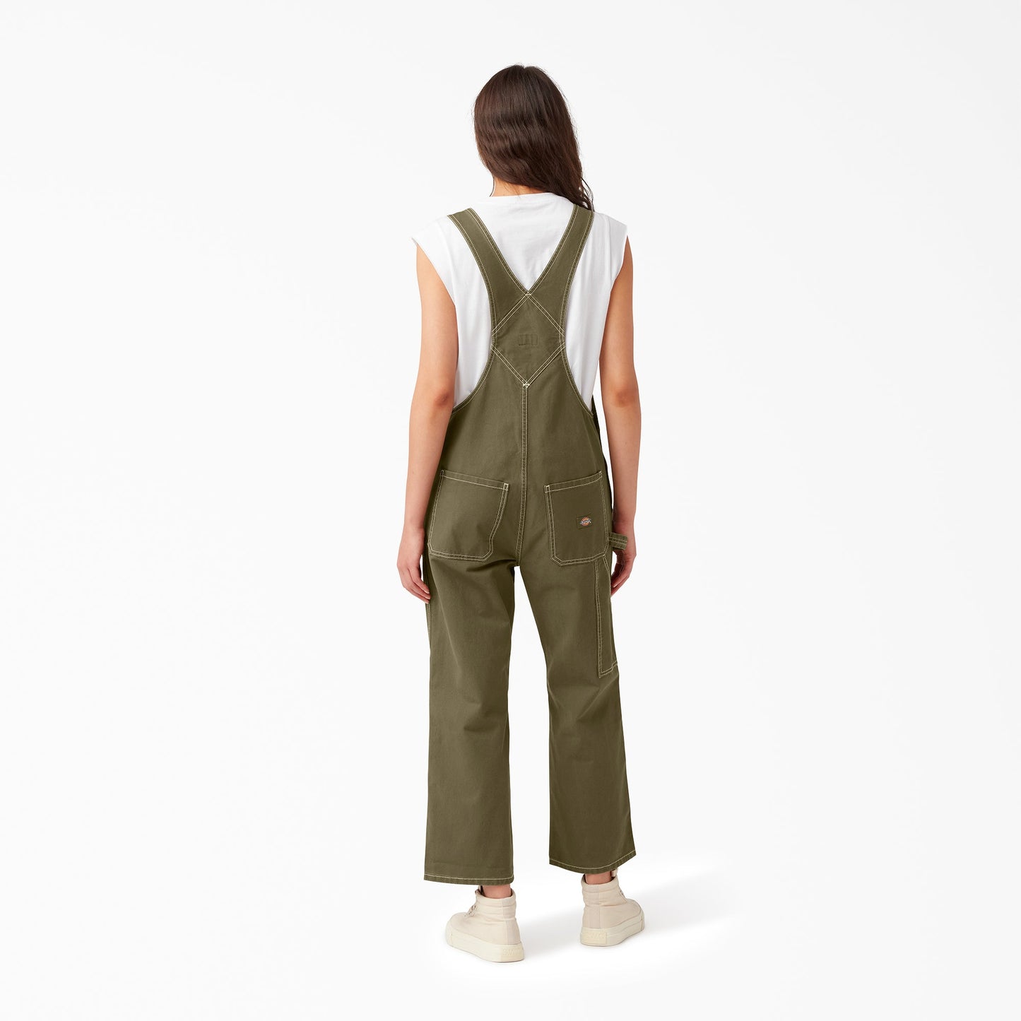 Women’s Cropped Carpenter Bib Overalls