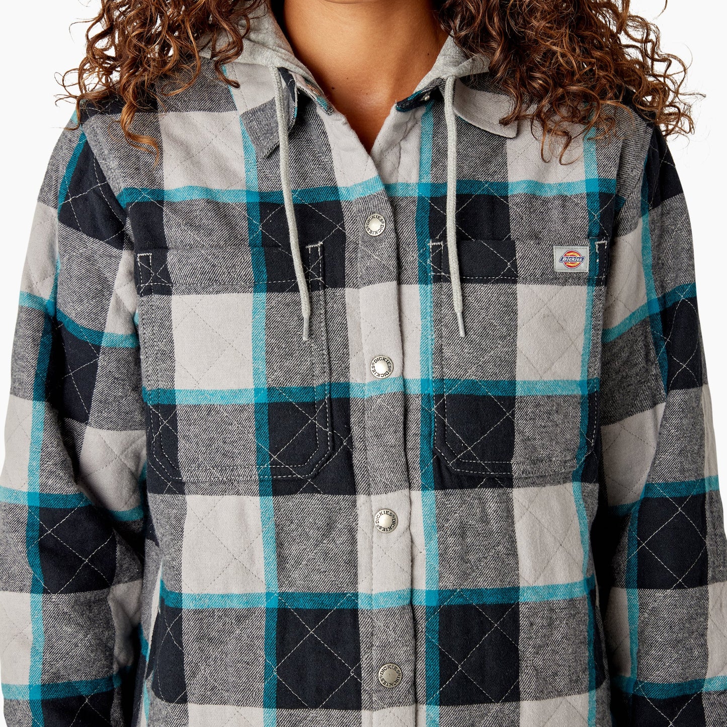 Women's Flannel Hooded Shirt Jacket