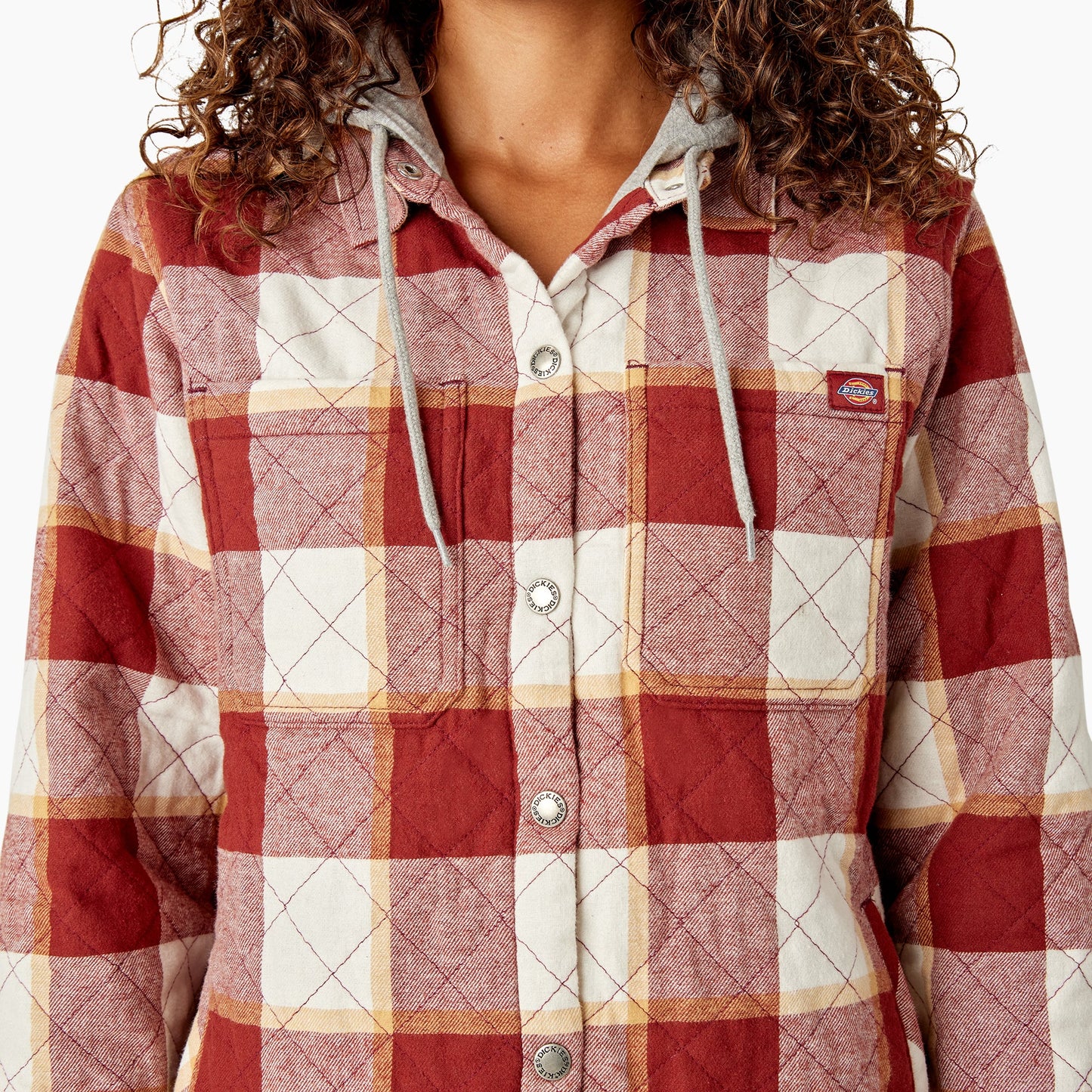 Women's Flannel Hooded Shirt Jacket