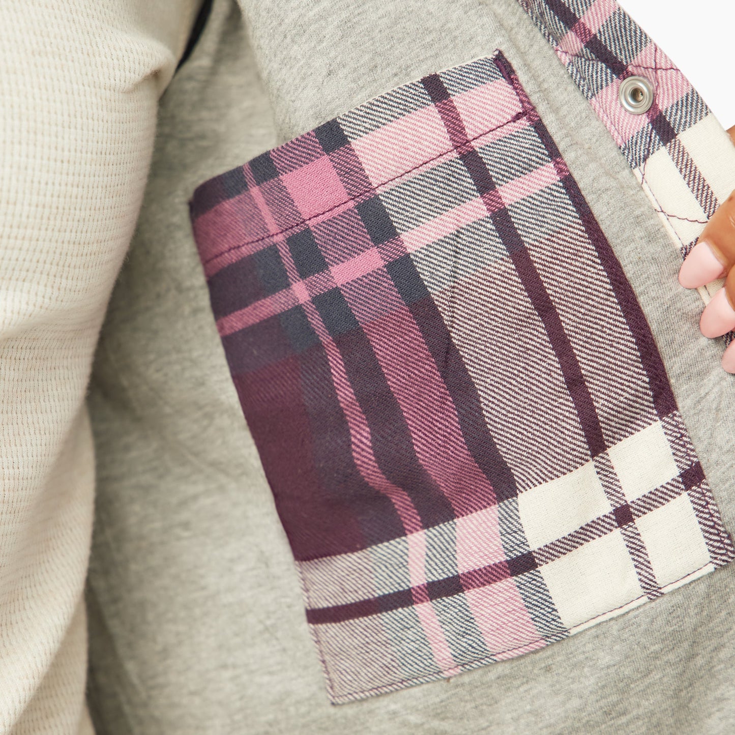 Women's Flannel Hooded Shirt Jacket