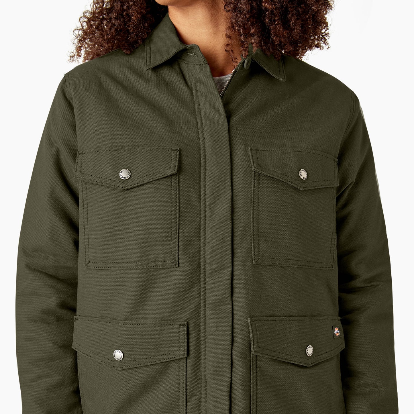 Women's Duck High Pile Fleece Lined Chore Coat