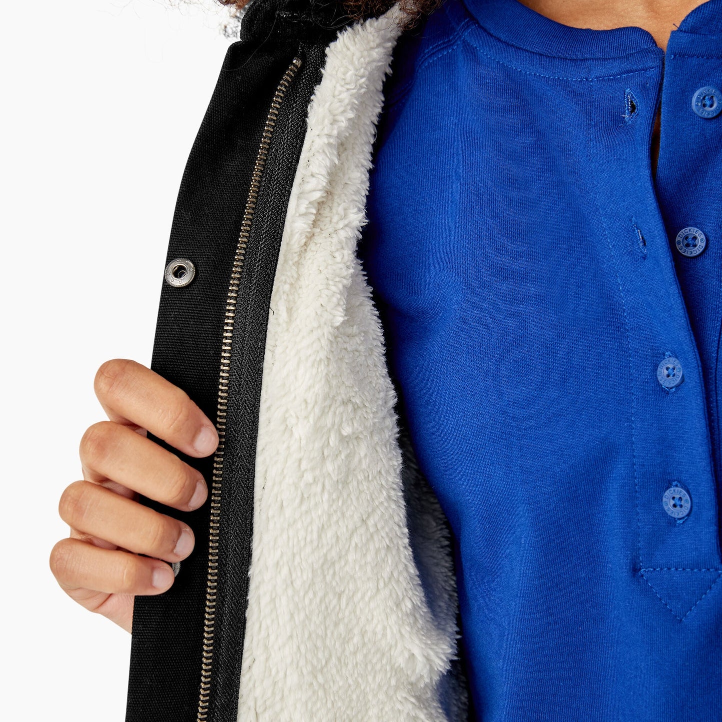 Women's Duck High Pile Fleece Lined Chore Coat