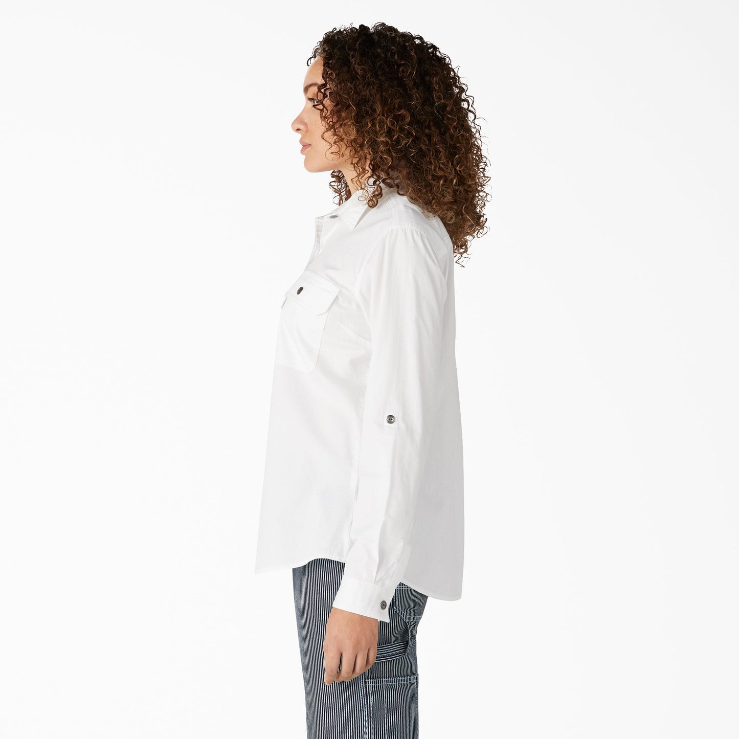Women’s Long Sleeve Roll-Tab Work Shirt