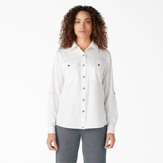 Women’s Long Sleeve Roll-Tab Work Shirt