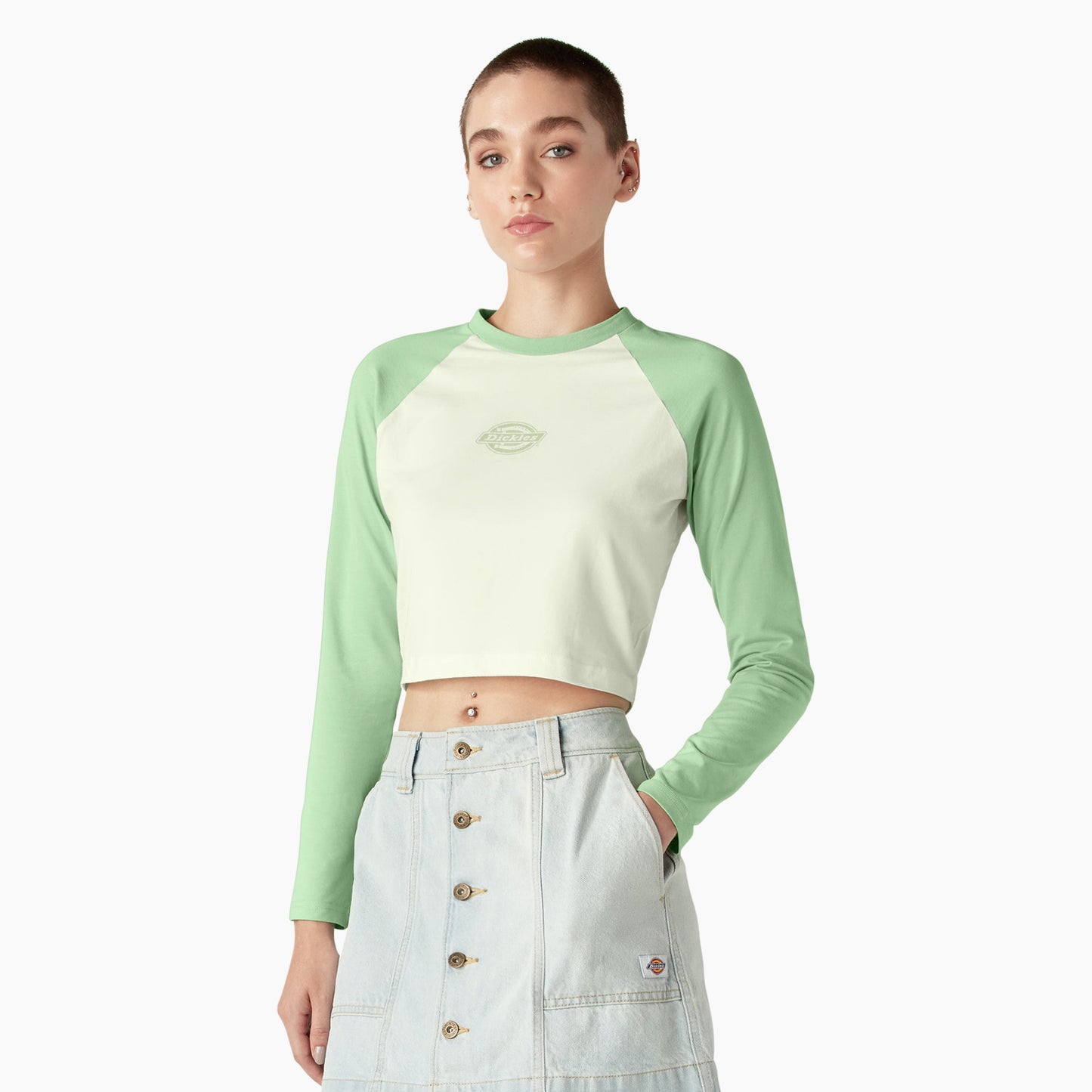Women's Sodaville Long Sleeve Cropped T-Shirt