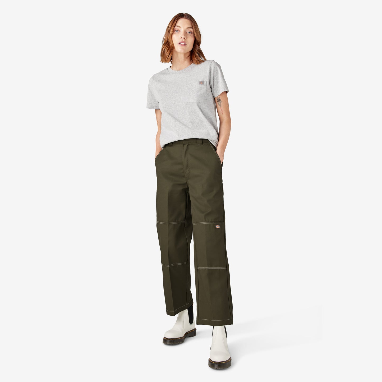 Women’s Relaxed Fit Double Knee Pants