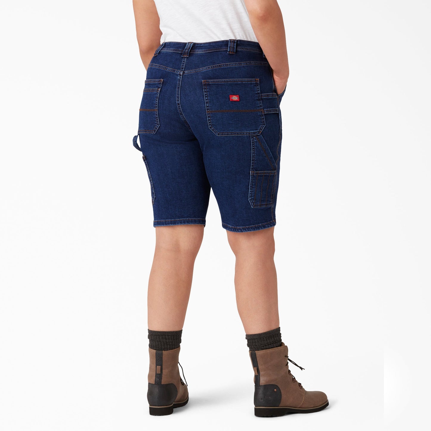 Women’s Plus Relaxed Fit Carpenter Shorts, 11"