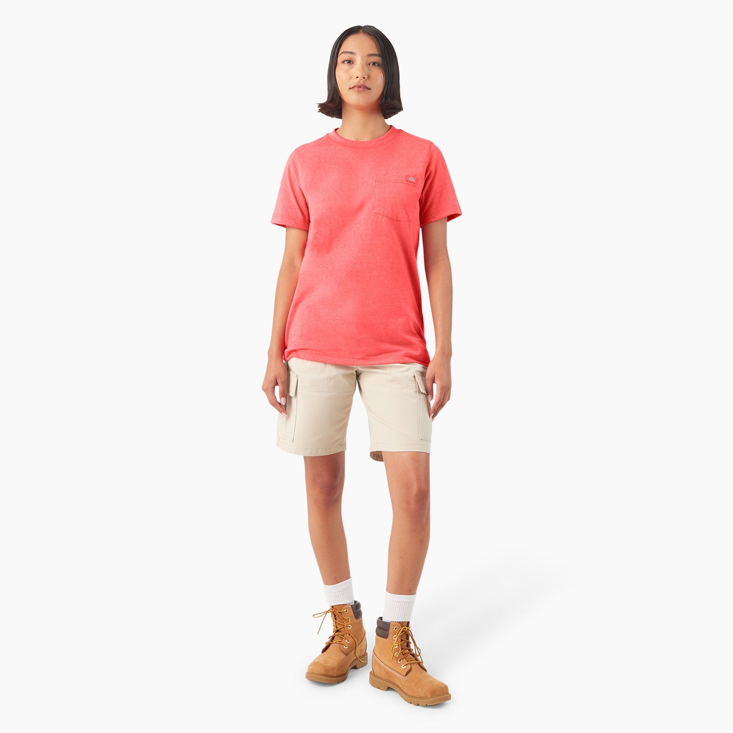 Women's Heavyweight Short Sleeve Pocket T-Shirt
