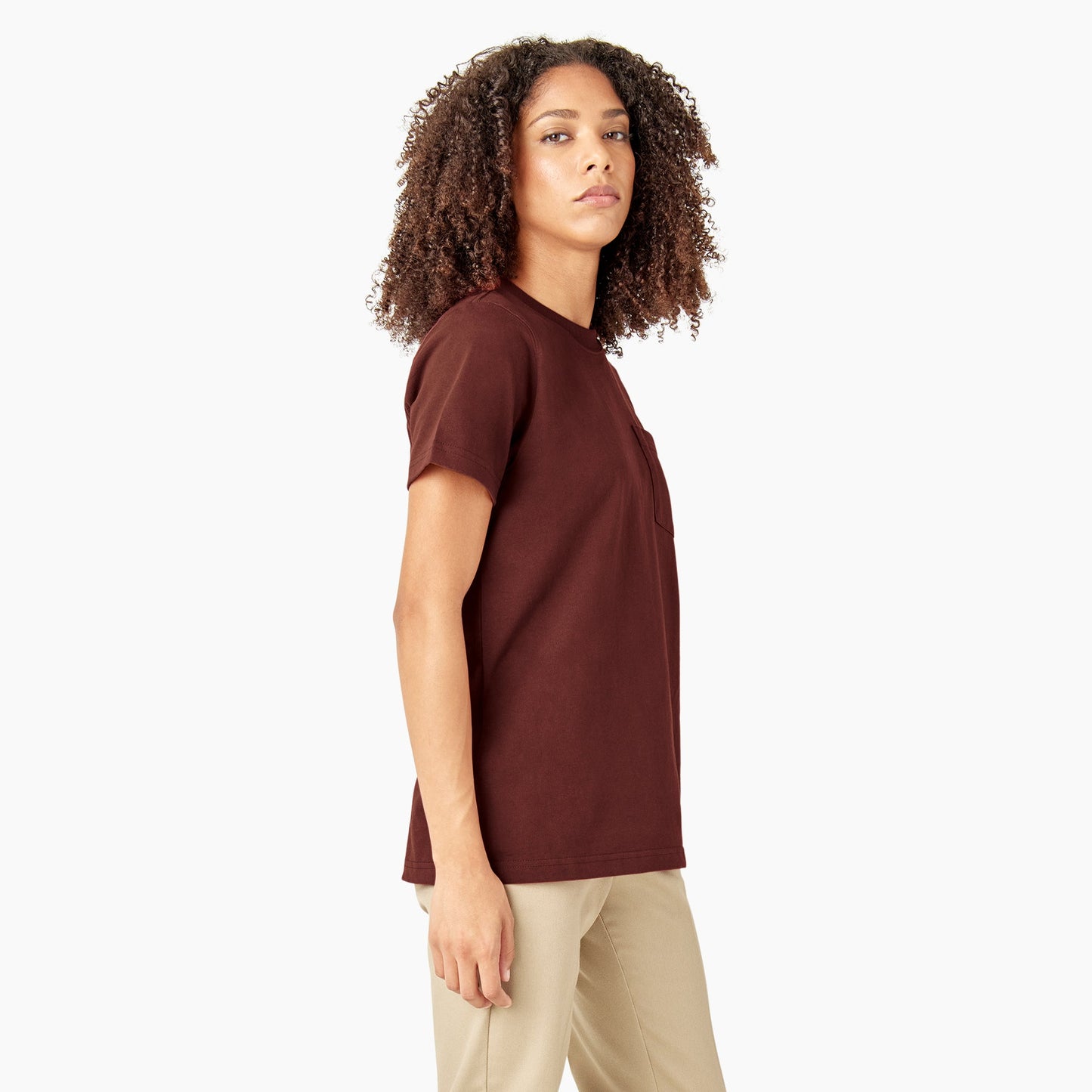 Women's Heavyweight Short Sleeve Pocket T-Shirt