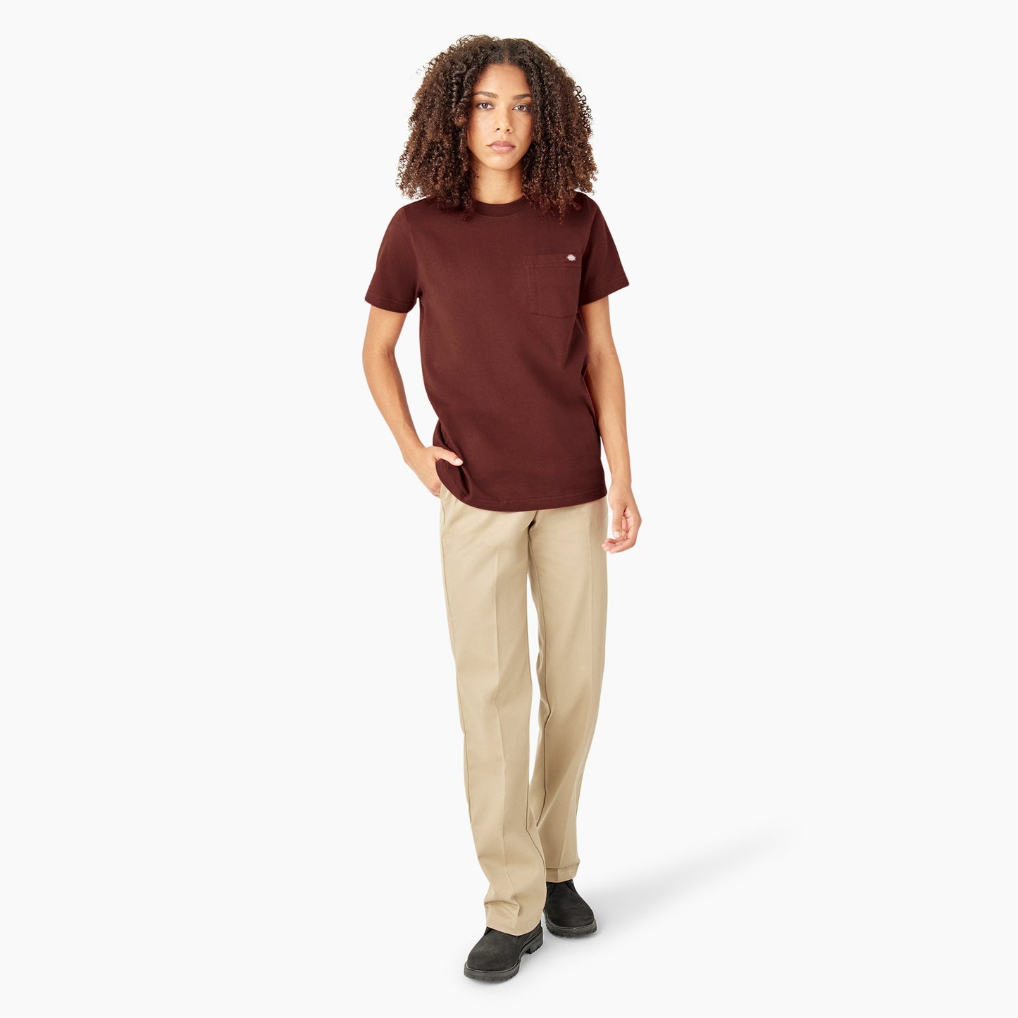Women's Heavyweight Short Sleeve Pocket T-Shirt