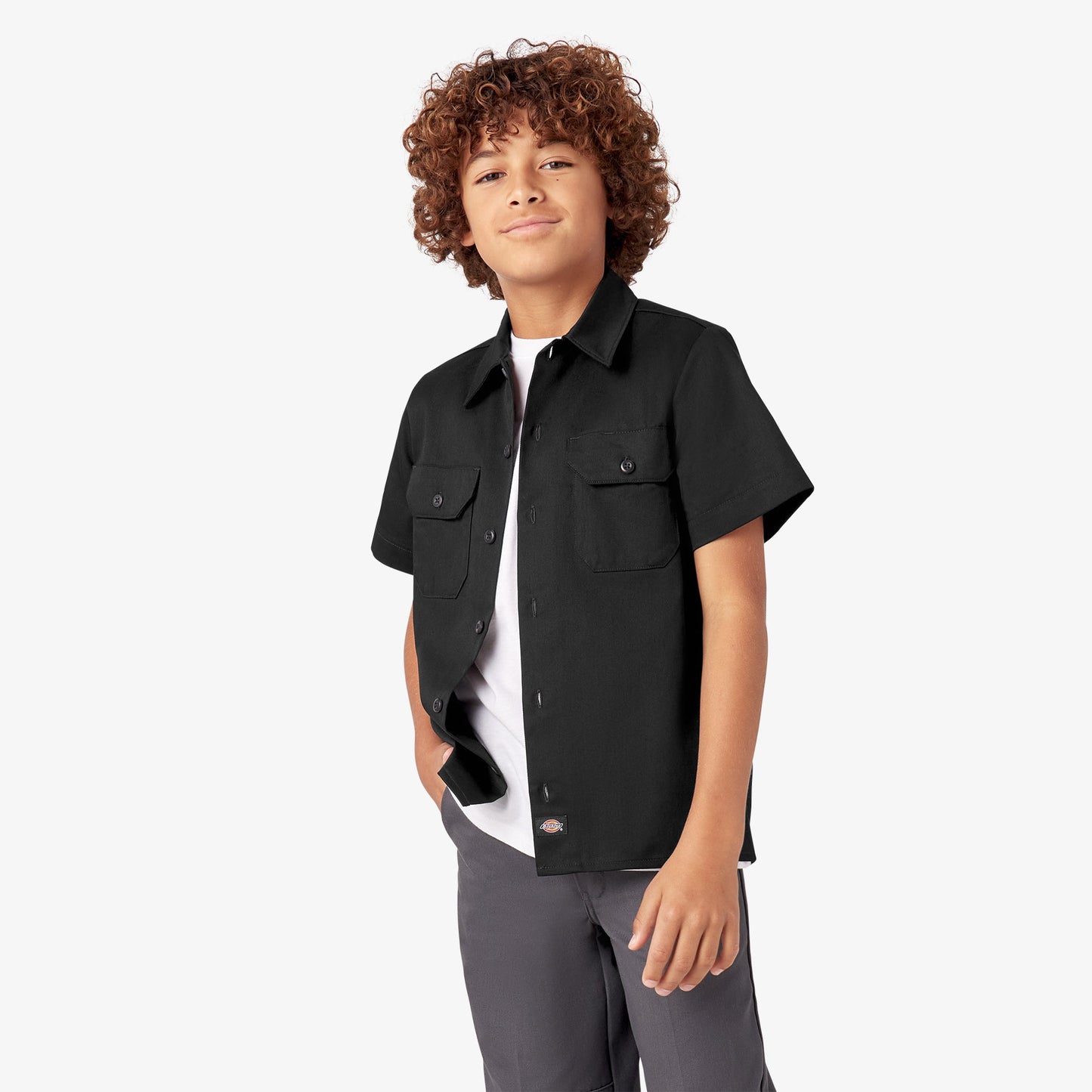 Kids’ Short Sleeve Work Shirt
