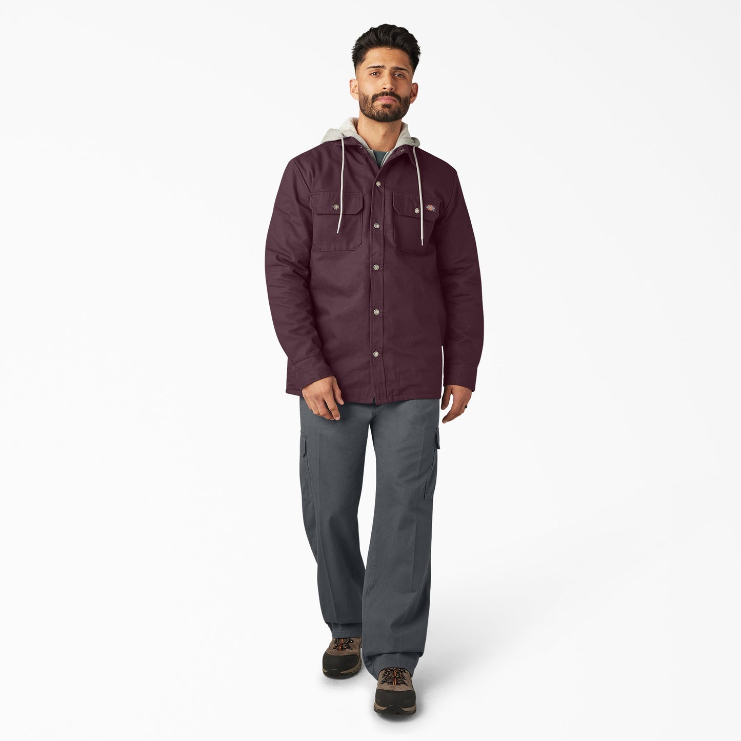Duck Hooded Shirt Jacket