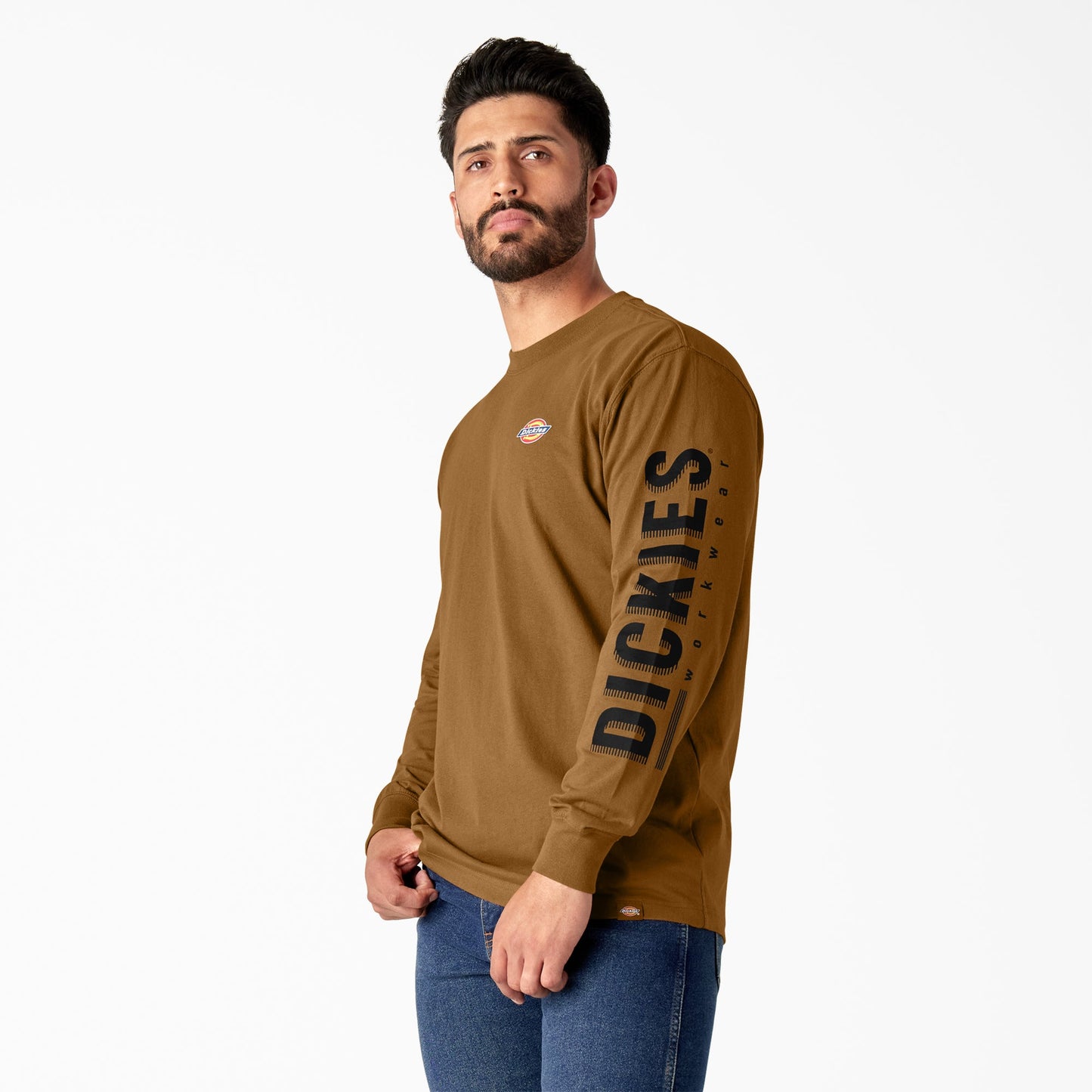 Long Sleeve Workwear Graphic T-Shirt