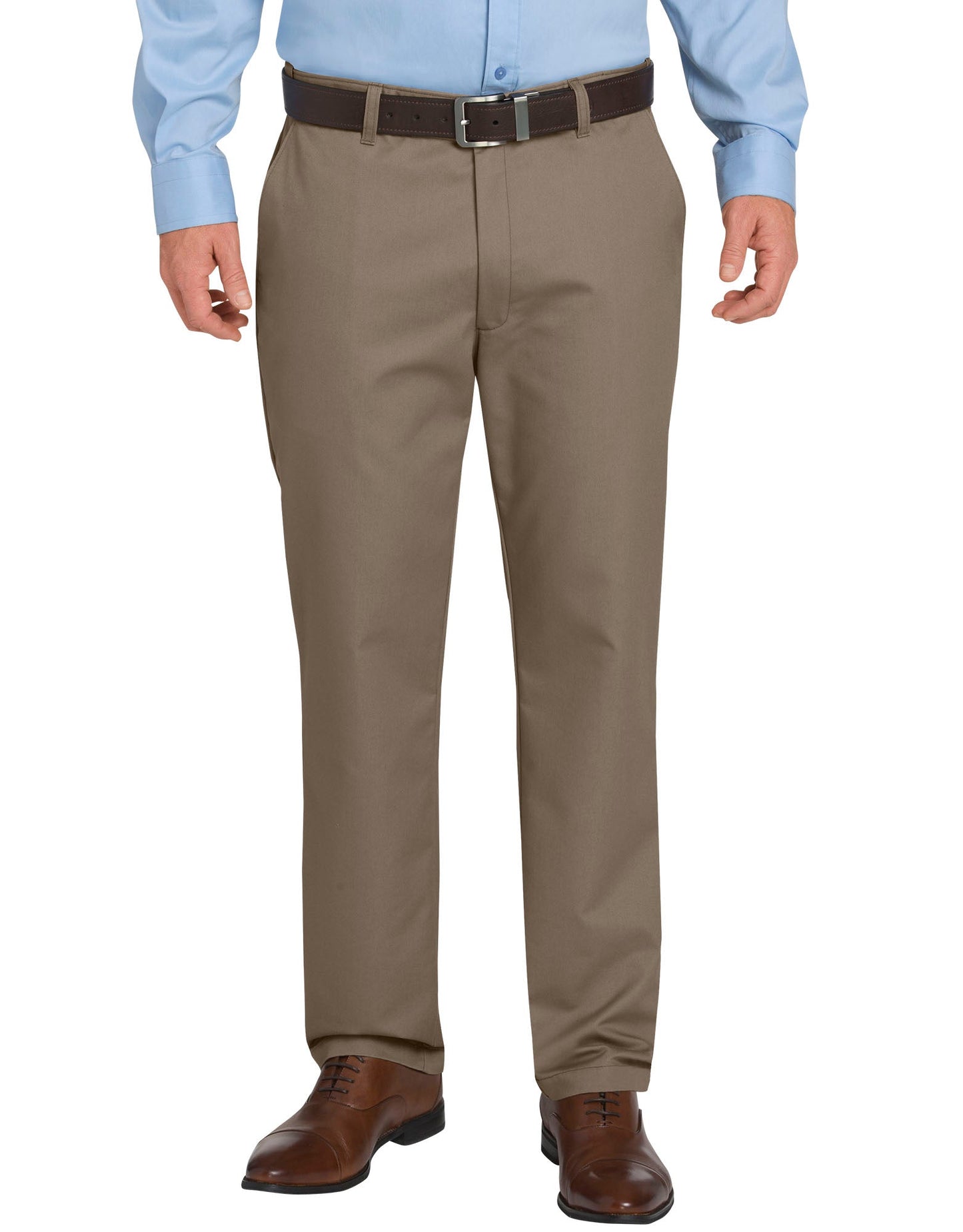 FLEX Regular Fit Tapered Leg Flat Front Sorona® Pants