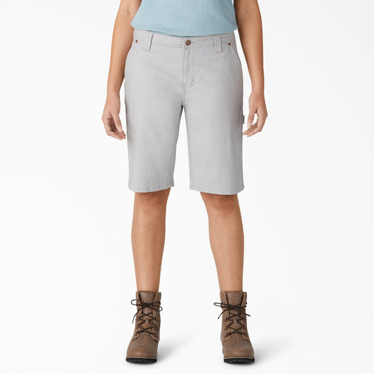 Women’s Relaxed Fit Duck Carpenter Shorts, 11"
