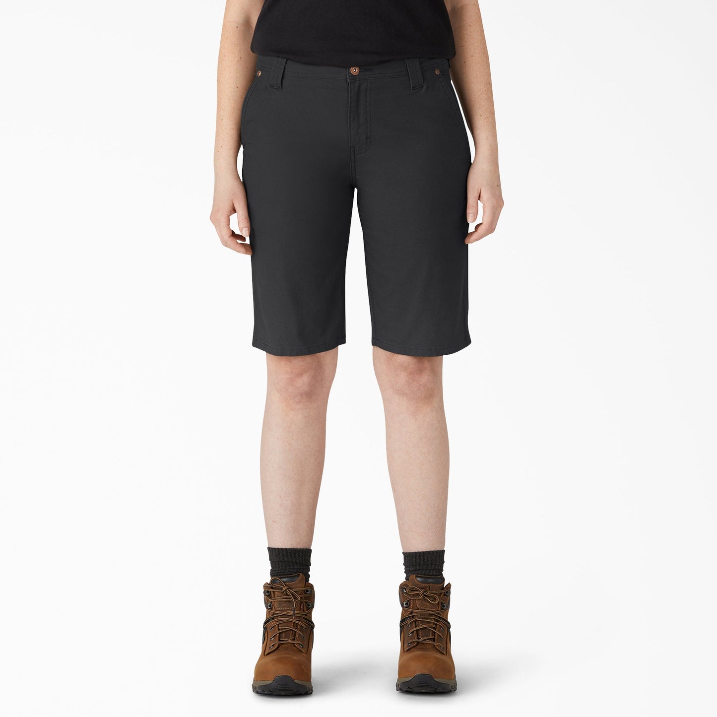 Women’s Relaxed Fit Duck Carpenter Shorts, 11"