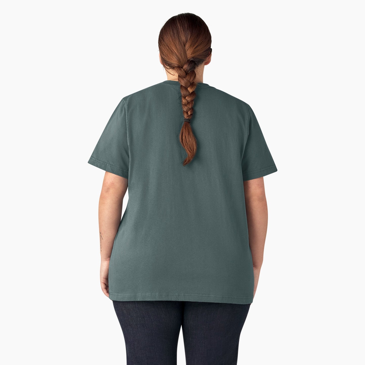 Women's Plus Heavyweight Short Sleeve Pocket T-Shirt
