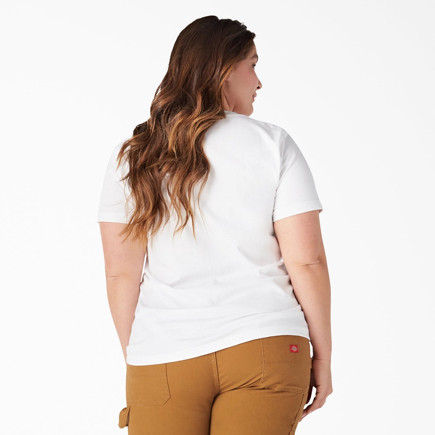 Women's Plus Heavyweight Short Sleeve Pocket T-Shirt