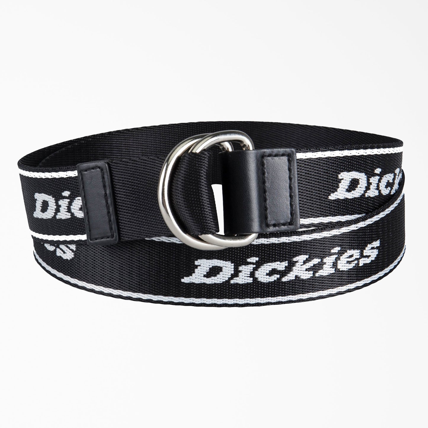 Women's D-Ring Logo Print Web Belt