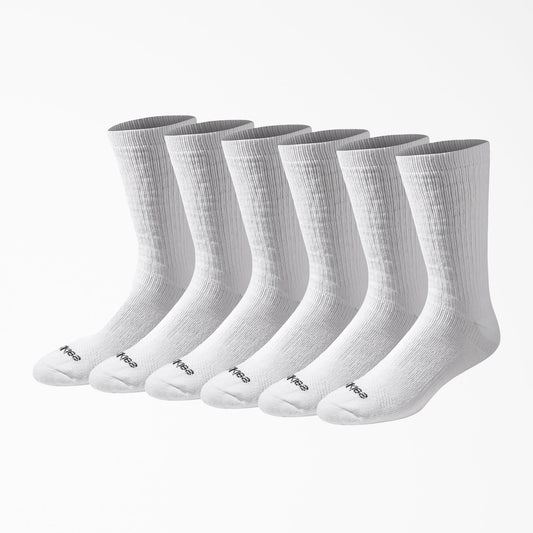 Dri-Tech Cushion Crew Socks, Size 6-12, 6-Pack