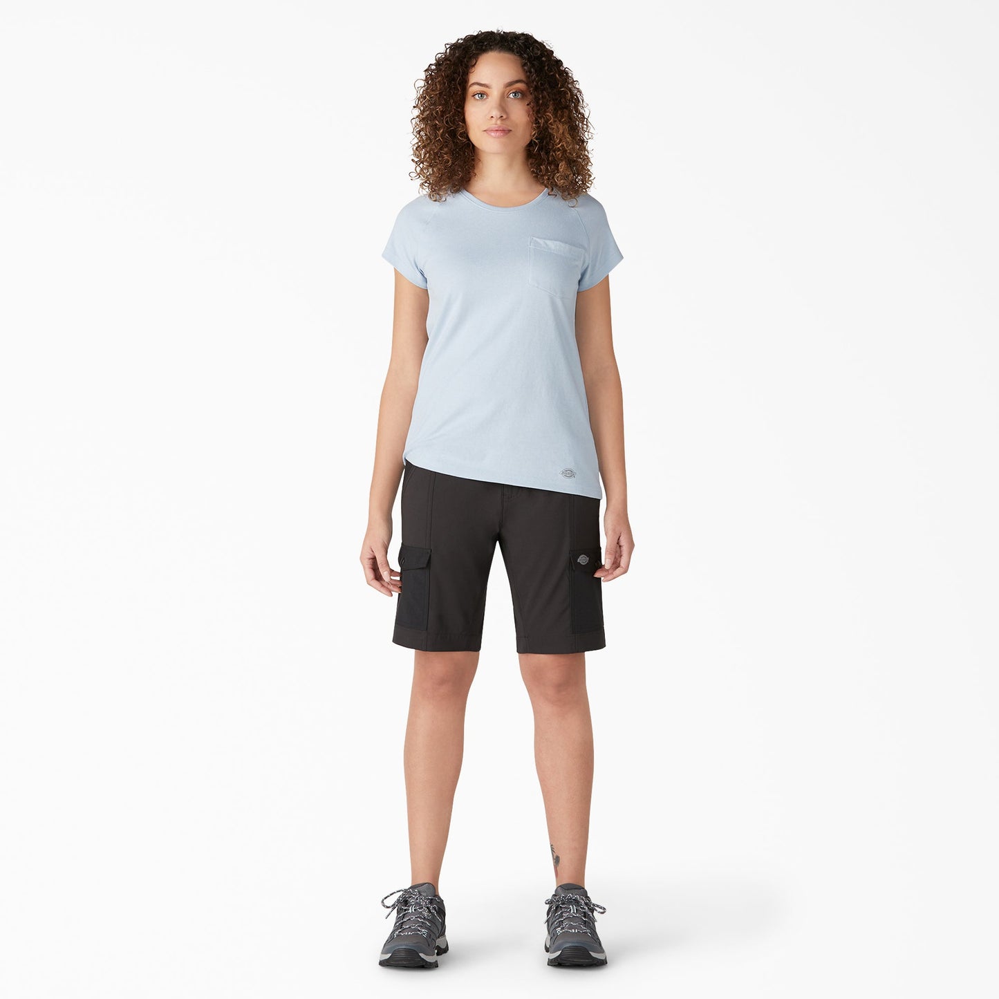 Women's Cooling Slim Fit Cargo Shorts, 10"