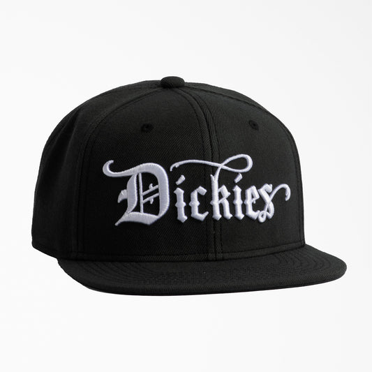 Embroidered Flat Brim Hat