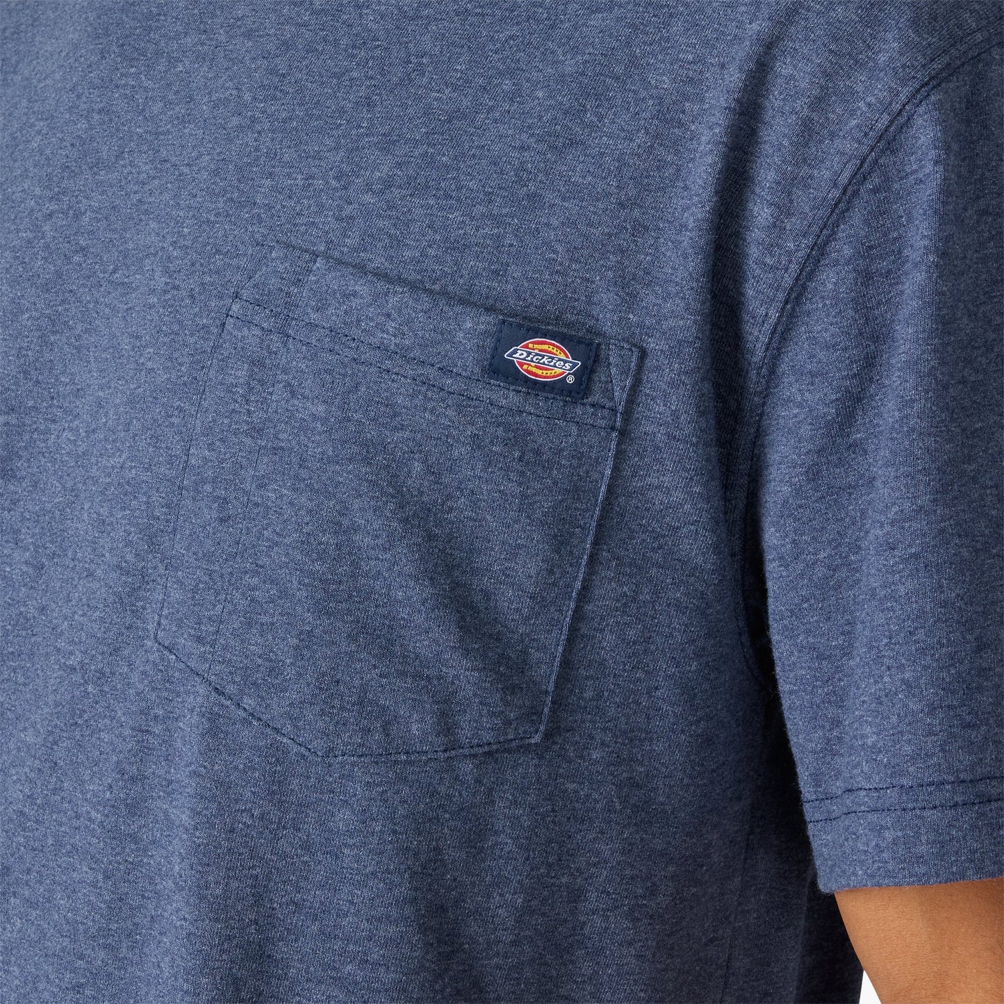 Heavyweight Heathered Short Sleeve Pocket T-Shirt